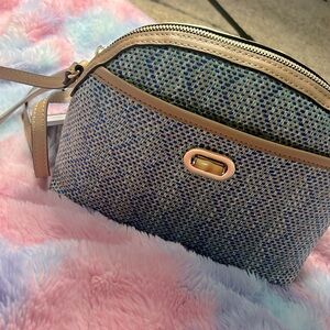 Authentic: Rory Straw Dome CrossbodyBody w/ Turnlock